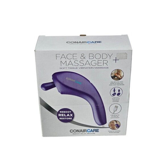 Conair Care Face & Body Massager + With 4 Attachments & USB - Picture 1 of 4